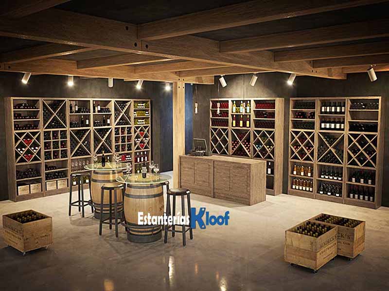 Botelleros de Madera y Muebles para Vinos